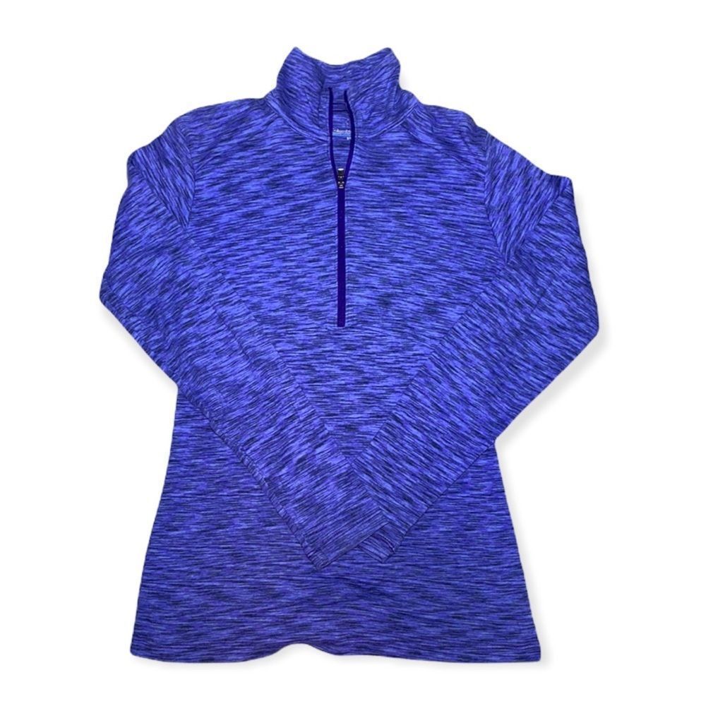 Columbia Lightweight Longsleeve Quarterzip Pullover, Blue, Women's Size S